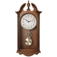thumbnail image 2 of Reloj de pared Bulova C1517 Saybrook con esfera de metal cerezo marrón, 2 of 3