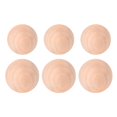 thumbnail image 3 of segolike 6 Pcs Boules en Bois Non Finies Décoratives, 3 of 9