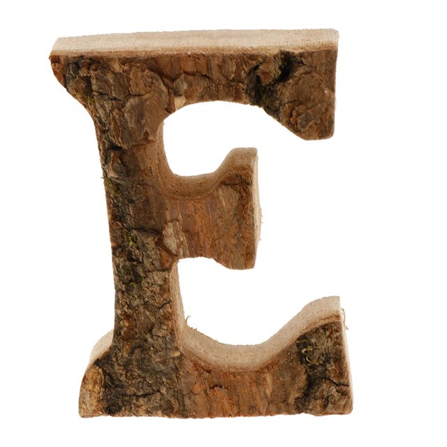 GROWTH TANK Handcraved Wooden Letters Door Numbers Alphabet Letter Floating Adress Name E