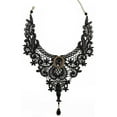 thumbnail image 3 of Gargantilla de encaje victoriano gótico, collar de encaje negro hueco sexy, collar Steampunk para cosplay, 3 of 8