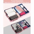 thumbnail image 2 of Billuyoard Bolsa de maquillaje con pinzas de tela para el cabello, elegante y práctica, para guardar accesorios para el cabello, cepillos para el Almacenamiento y organización del hogar A, 2 of 5