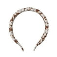 thumbnail image 3 of Scunci Braided Fashion Headband, White and Brown, 3 of 6