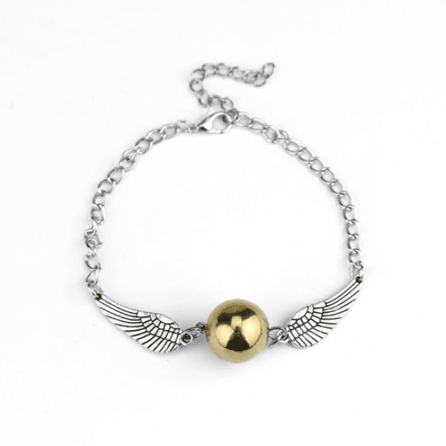 1pc Harry Potter Bracelet Golden Snitch Golden Snitch Silver Silver