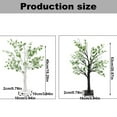 thumbnail image 2 of Mothers Day Fake Flowers,Light Up Tree Decor Indoor LED Tree Lamp Lighted With Green Leaves 2 Ft Festival Tabletop Tree Centerpieces For Home Decorations Flowers For Decoration Artificial Plants, 2 of 8