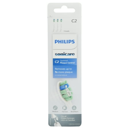 Philips Sonicare - Optimal Plaque Control Replacement Toothbrush Heads (3-pack) - White