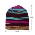 thumbnail image 2 of Korean version Fashion Hedging cap Multifunction Turban hat Casual Hat Stripe Print BLUE, 2 of 8