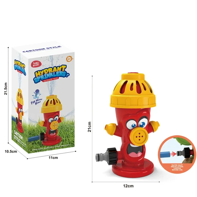 Baby bath water toy- Cute Fire Sprinkler Water Toys for Kids ,Kids Sprinklers for Yard,Water Spray Sprinkler for Kid Boys & Girls Age 3+ Years