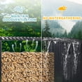 thumbnail image 3 of Outdoor Steel Firewood Rack and Metal Storage Shed,Two-In-One,Black (updated version), 3 of 18