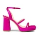 thumbnail image 2 of Sandalias DREAM PAIRS con Plataforma y Tacones de Tiras para Mujer en Rosa Fucsia Talle 8.5, 2 of 5