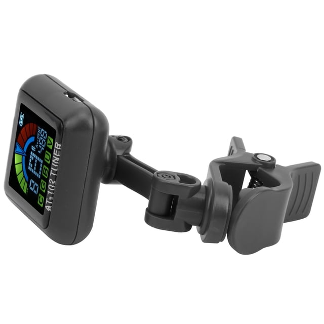 AFINADOR DE GUITARRA USB, AFINADOR CON CLIP PARA GUITARRA, BAJO, UKELELE, VIOLÍN, PANTALLA A COLOR Recargable, Modelo Modelo AT-102