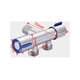 thumbnail image 3 of Adaptador en T de bidé negro con válvula de cierre de agua de acero inoxidable, válvula desviadora de conector doble para inodoro, baño, 3 of 5