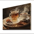 thumbnail image 2 of Designart "Brown Cuban Coffee II" Food & Beverage Print on Natural Pine Wood, 2 of 5