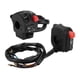 thumbnail image 1 of Par de interruptor de controlador de manillar izquierdo y derecho de motocicleta de 22mm para luz antiniebla de arranque eléctrico de señal de giro de bocina, 1 of 12
