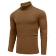 thumbnail image 6 of COOFANDY Men's Slim Fit Turtleneck Sweater - Solid Casual Knitted Twisted Pullover, 6 of 10