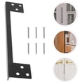 thumbnail image 3 of Shisuyan Door Latch Cover Black Stainless Steel Door Lock Security Metal Plate 1 Set, 3 of 8