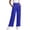 Blue, variant on Juslio Pants for Women High Waist with Pockets Casual Comfortable Wide-Leg Pants
