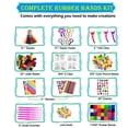 thumbnail image 2 of Kit de gomas elásticas YITOHOP 12080+, bandas de telar para hacer pulseras, 2 of 6