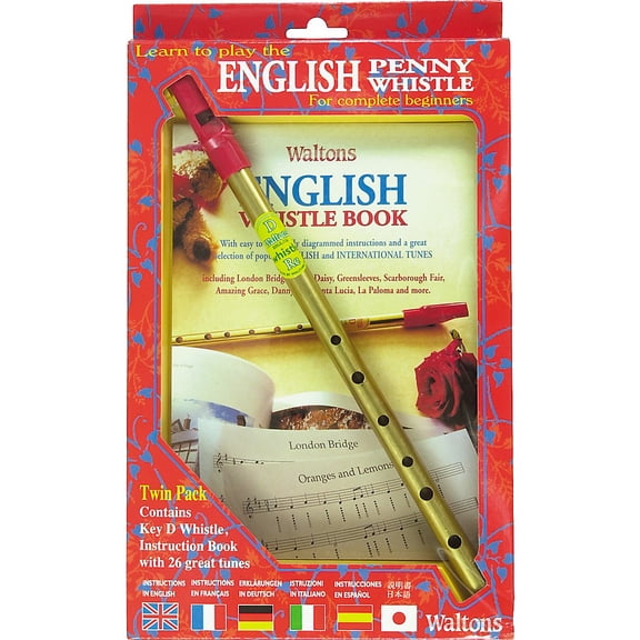 Waltons English Penny Whistle Value Pack