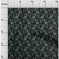 thumbnail image 1 of oneOone Silk Tabby Fabric Leaves & Floral Block Print Fabric BTY 42 Inch Wide, 1 of 4