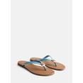 thumbnail image 2 of Time and Tru Women's Ornament Thong Sandals, 2 of 5