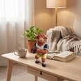 thumbnail image 6 of Charging Bull Olive Tree Resin Statue, Handcrafted Figurine Sculpture with Vintage Finish, for Home Office Desk Bookshelf Western Decor Gift Collection, Orange, 6 of 6