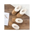 thumbnail image 5 of HYwys Women Slippers Winter Warm Fluffy Flat Ladies Mules Shoes, 5 of 7