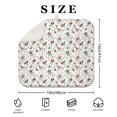 thumbnail image 4 of White Christmas Gnome and Light Pattern Dish Drying Mat for Kitchen 1 Pack, Ultra Absorbent Microfiber Dishes Drainer Mats,16x18in(41x46cm), 4 of 6