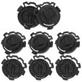 thumbnail image 3 of Visor Clips Cycling Helmet Shield Lock 4 Pairs Black 4.14x4.14x1.00cm Plastic Easy Installation Performance, 3 of 5