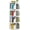 White, variant on 4 Tier Rotating Bookshelf Tower, Spinning Bookcase Lazy Susan, Revolving 360 Book Shelf Storage Round Carousel, Vertical Rotate Turning Spiral Corner Organizer, White
