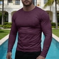thumbnail image 7 of Hilenly Men’s Long Sleeve Shirts Crew Neck Athletic T-Shirt Gym Workout Running Shirt, 7 of 7