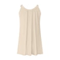 thumbnail image 4 of Robe d'Été Courte de Plage pour Femmes - Paréo Bikini, Ligne A Sans Manches, Robe t-Shirt Décontractée Mini, Polyester, Tailles P - TTG, 4 of 4