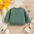 thumbnail image 2 of Gibobby Sudadera con capucha informal de manga larga con estampado de grandes de otoño e invierno de dos colores(Verde, 3-6 Meses), 2 of 5