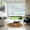thumbnail image 6 of Ahgly Company Indoor Round Patterned Blood Red Brown Area Rugs, 3' Round, 6 of 6