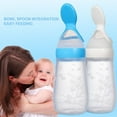 thumbnail image 2 of 125ml Feeding Bottle with Cover Fresh-keeping Food Grade Material Baby Food Dispensing Spoon for Newborn, 2 of 7