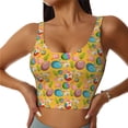 thumbnail image 1 of Balery Easter Sujetadores deportivos con espalda cruzada para mujer, acolchados, sin costuras, de alto impacto, ideales para yoga, gimnasio, entrenamiento y fitness.-Large, 1 of 8
