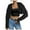 A-Black412, variant on Bibifish Womens Batwing Sleeves Ribbed Knit Shrug Cardigan Sweaters Long Sleeve Cropped Relaxed Fit Open Front Sweaters