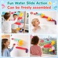 thumbnail image 3 of FVLOENG Baby Bath Toy,Water Slide Toys for Kids Toddlers 1-3 Age-Bathing Tub Toy 1 2 3 Year Old Girl Boy,Preschool Born Baby Bathing Tub Infant Toys,Durable Interactive Multicolor Infant Toy, 3 of 8