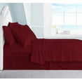 thumbnail image 3 of 1000-Thread-Count 6 Piece Sheet Set - 100% Pure Egyptian Cotton Sheets 12" Inch Deep Pocket - Soft & Smooth Quality Bedsheets (Burgundy Solid) Twin-XXL Size., 3 of 5