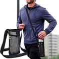 thumbnail image 4 of BAETEUY Water Bottle Bag Adjustable Shoulder Strap Portable Multifunctional Sling Bags Protection Unisex Outdoor Sports Water Cup Mesh Carrier Bag Camping Accessories, 4 of 8