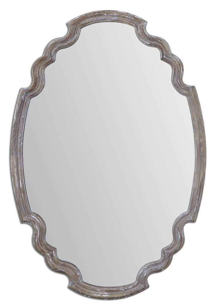 Aged Wood Mirror