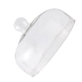 thumbnail image 3 of QUMONIN Glass Cake Dome with Serving Tray 22.5cm Butter Dish for Kitchen Table and Dining Room Use, 3 of 8