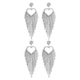 thumbnail image 2 of Pendientes de aleación Sonducket 2X borla colgante Plata, 2 of 6