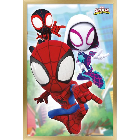 Marvel Spidey and His Amazing Friends - Webs Wall Poster, 22.375" x 34"