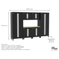 thumbnail image 2 of Closetmaid 1085240 Progarage 7 Piece Steel Garage Workshop Storage Cabinet System - Black, 2 of 7