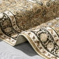 thumbnail image 2 of Washable Rug Runner Vintage Rug Traditional Rug Non-Slip Grey Runner Rugs with Rubber Backing Low-Pile Ultra-Soft Distressed Rug for Kitchen Bedroom 2x6/5x7/6x9/8x10/9x12, 2 of 7