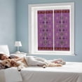 thumbnail image 4 of Purple Boho Window Privacy Film, Country Abstract Geometric Ethnic Aesthetic Static Cling UV Sun Blocking Tint Film Heat Control Windows Films for Bedroom Bathroom, Window Stickers 17.7"x39.3", 4 of 8
