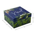 thumbnail image 3 of Hallmark 7.2" Small Square Holiday Gift Box (Noël on Navy), 3 of 4