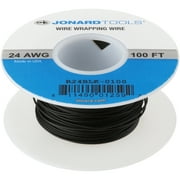 Jonard Tools R24BLK-0100, Wire 24 AWG Black 100 Ft