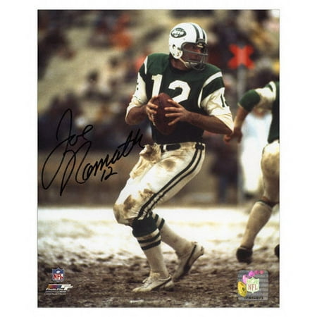 NFL - Joe Namath New York Jets - Drop Back - Autographed 8x10 Photograph