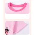thumbnail image 3 of Bellafa Toddler Girls Clothes Kids Summer 2 Piece Outfits Short Sleeve Cute Cat Tops Shirt and Shorts Set 2-7 Years, 3 of 7